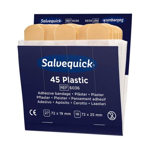 Plastry plastikowe Salvequick Cederroth 6036 wkład